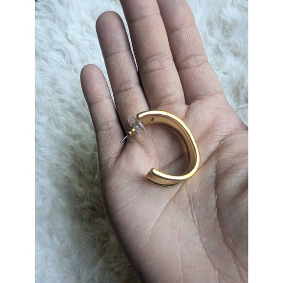 J. CREW Concave Earrings - Picture 2 of 3